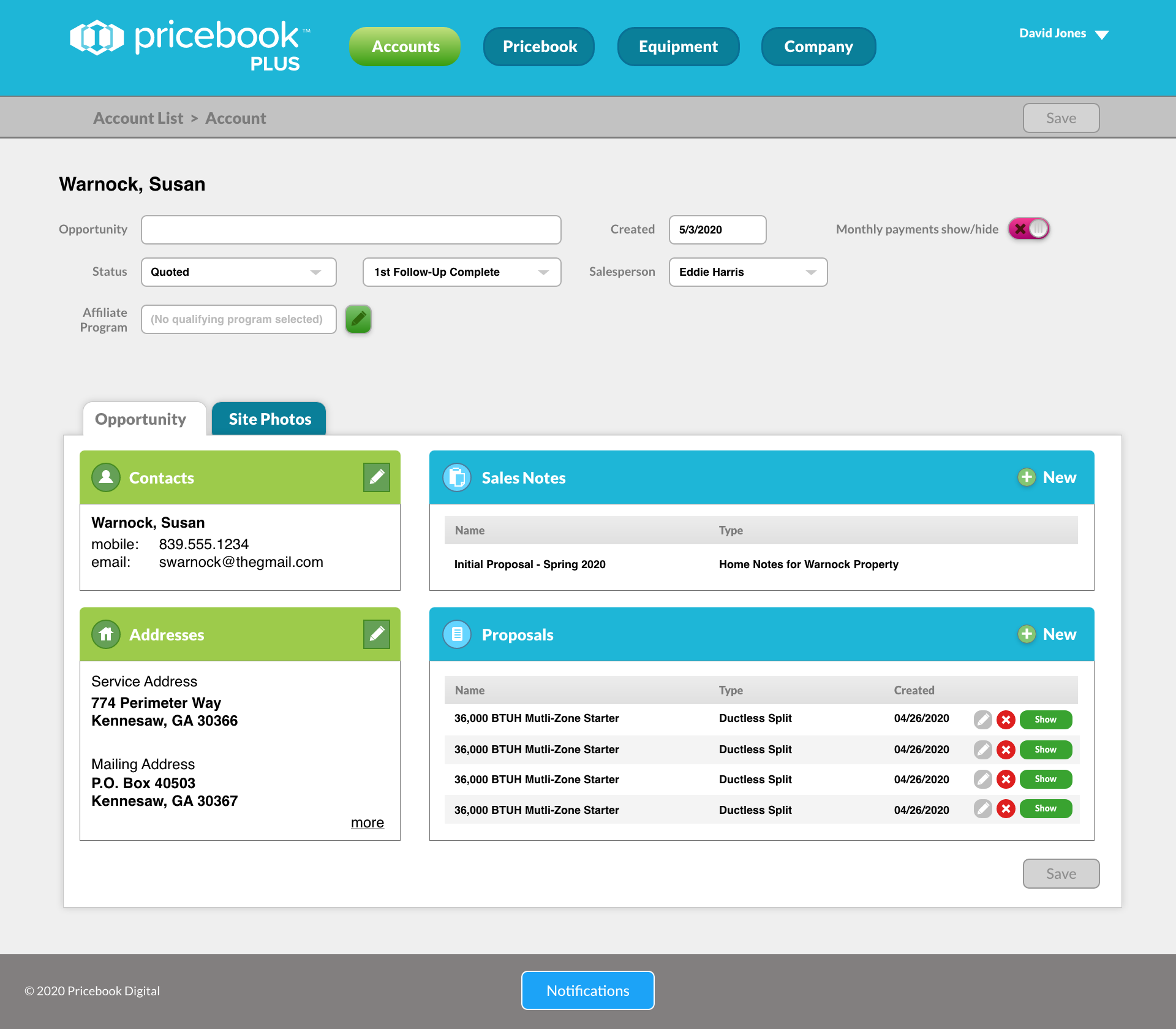 View Customer Details